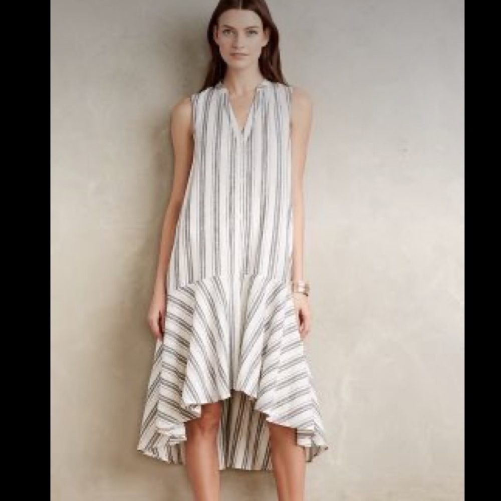 Anthropologie Maeve high low dress